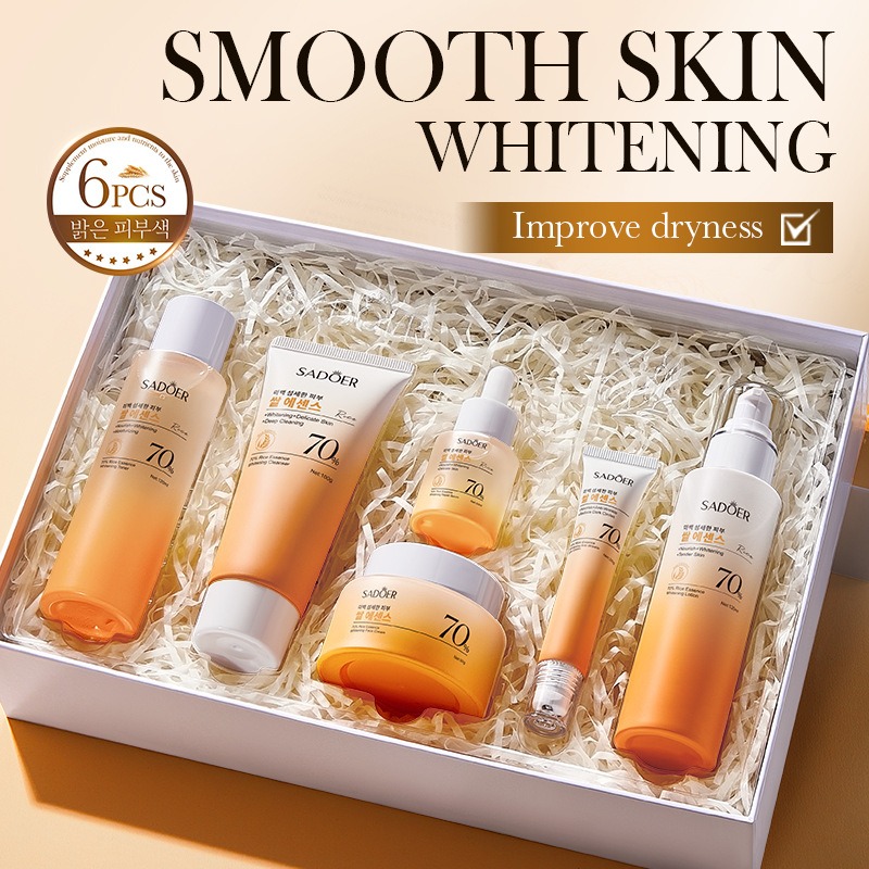 Luxury Skincare Kit - 70% Beras Pelembap Anti-Kerut Perawatan Kulit