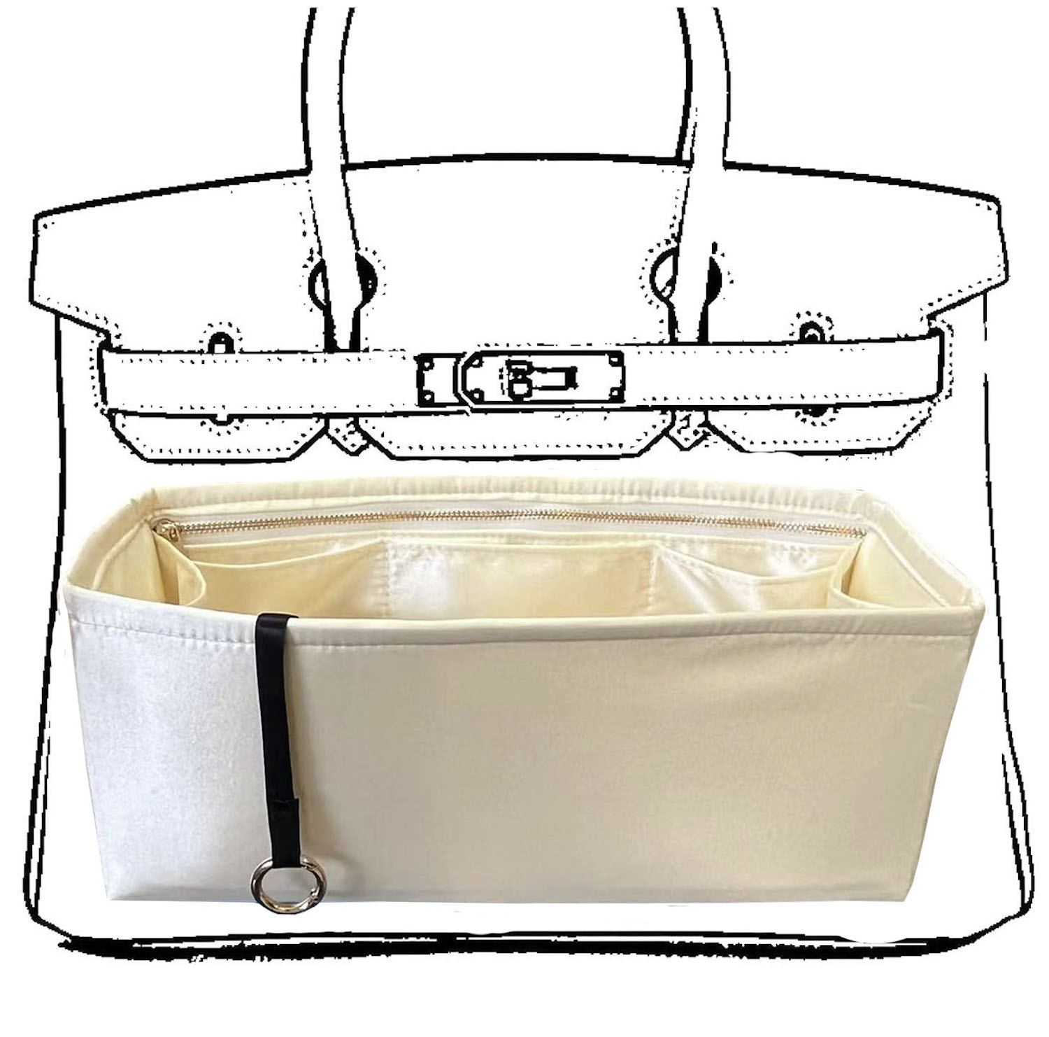 Organizer Tas Birkin S 25 30 3 - Luxury Skincare Box ulasan dan harga
