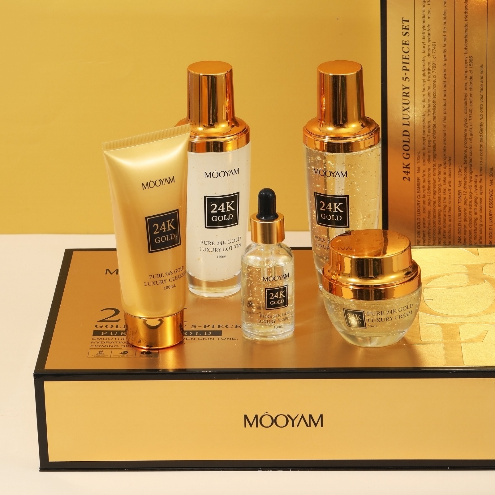 Perawatan Kulit 24K Gold LUXUR - Luxury Skincare Kit ulasan dan harga